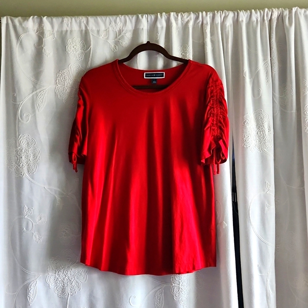 Red Karen Scott shirt